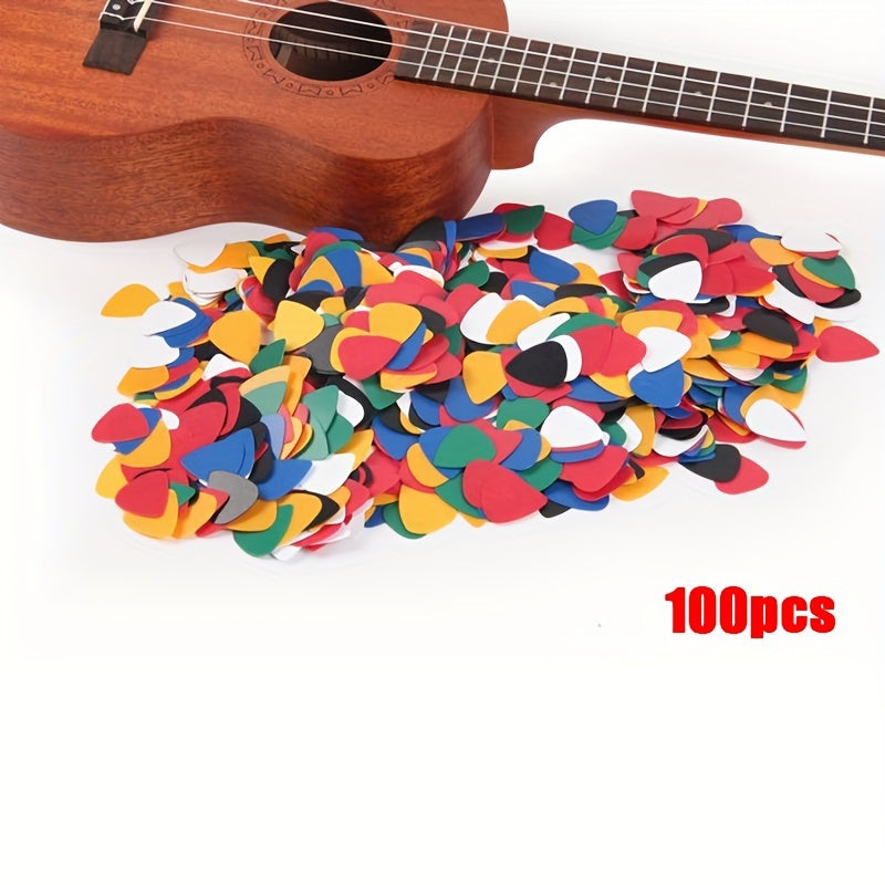 Guitar Accessories Picks and Plectrums for Acoustic Ukulele Bass Electric Guitar ABS Plastic Multiple Colors