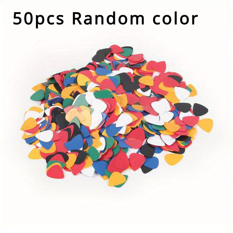 Guitar Accessories Picks and Plectrums for Acoustic Ukulele Bass Electric Guitar ABS Plastic Multiple Colors