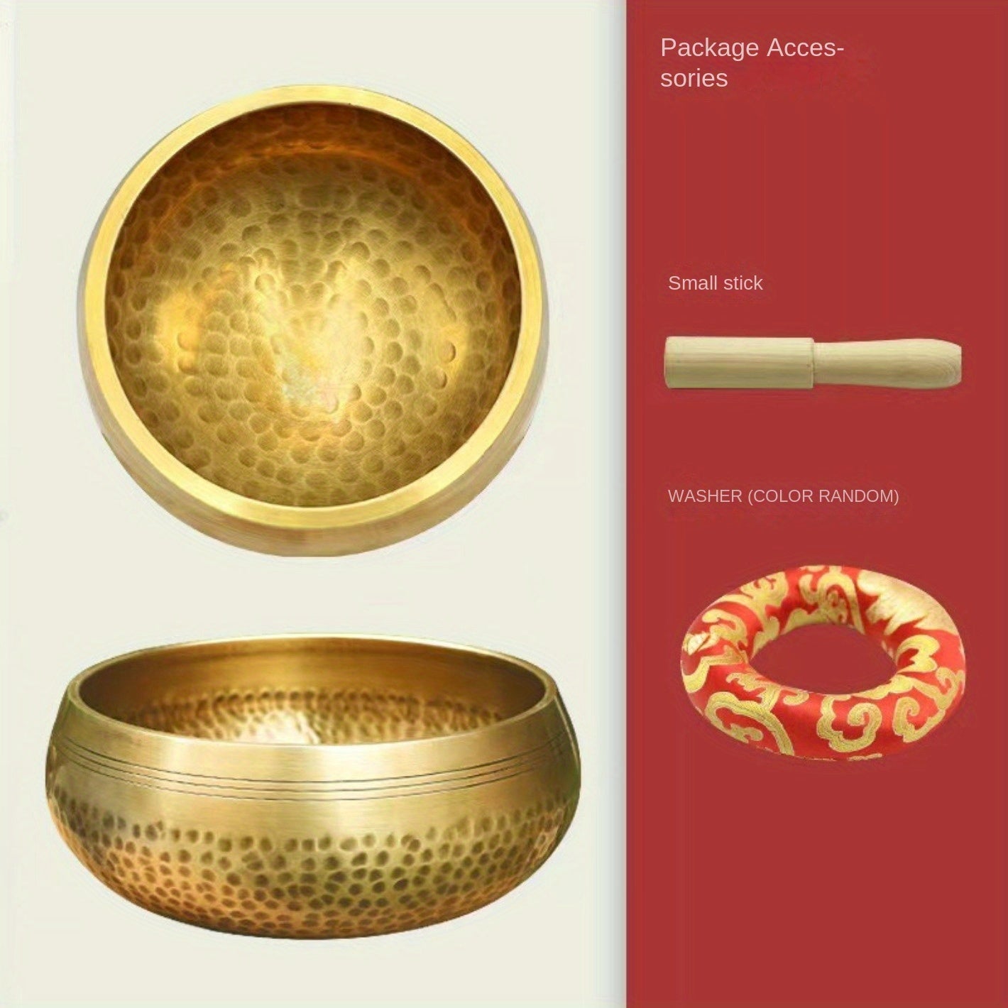 Nepal Singing Bowl Antique Bronze Finish for Yoga Meditation Clear Sound