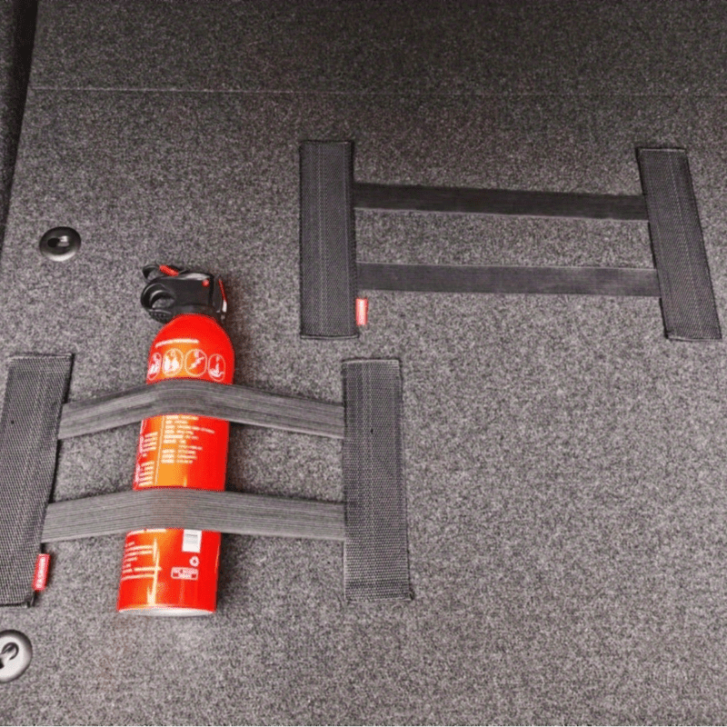 Car Interior Elastic Trunk Organizer Storage Net Bag Fixing Straps