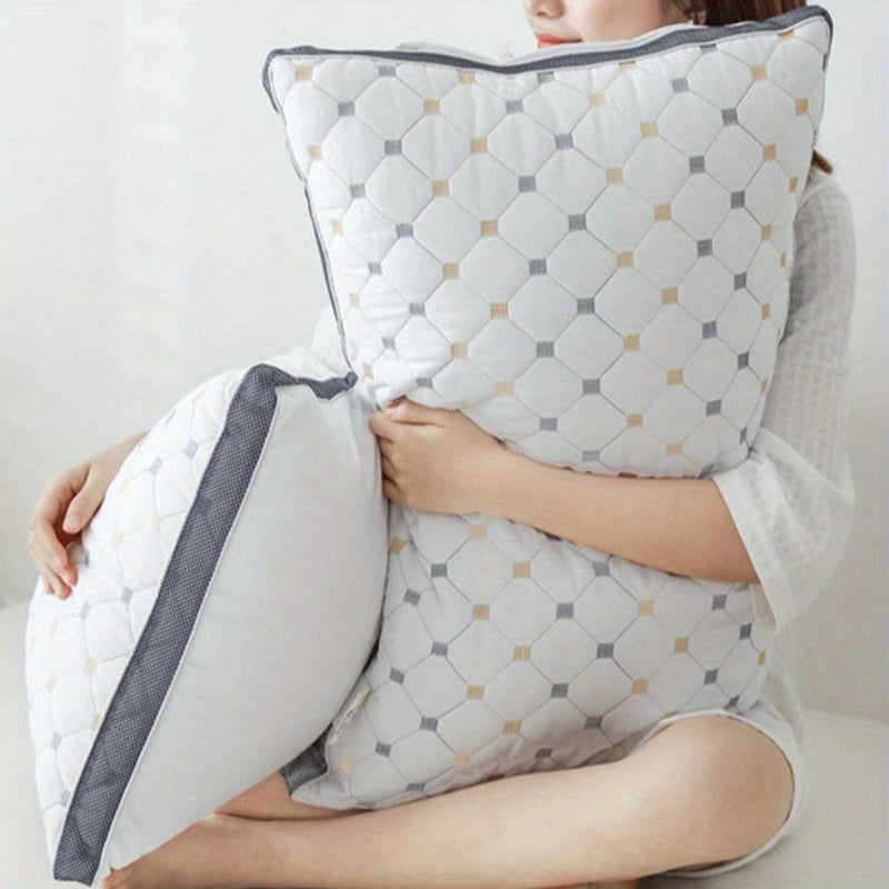 Soft Breathable Memory Foam Neck Pillow for Side and Back Sleepers