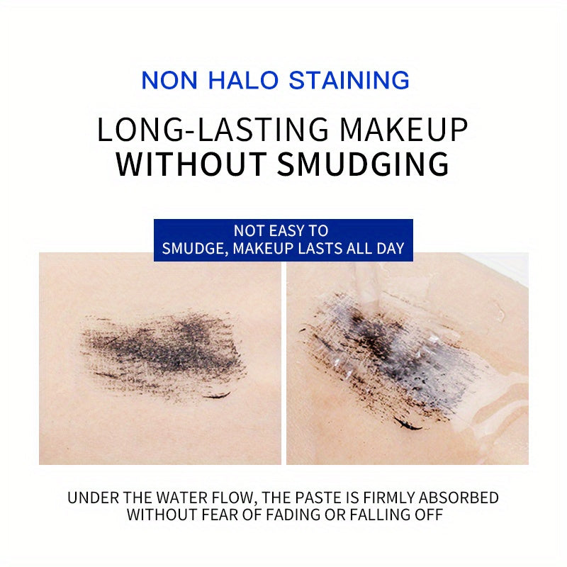 Voluminous Waterproof Black Mascara for All Skin Types Long-Lasting