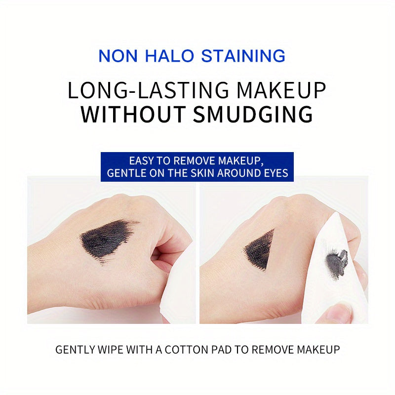 Voluminous Waterproof Black Mascara for All Skin Types Long-Lasting