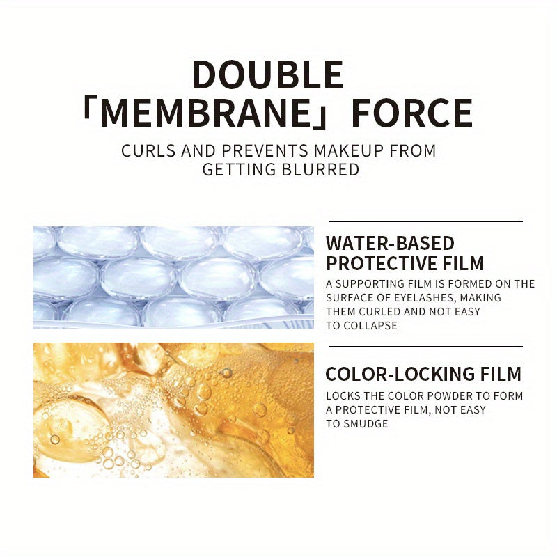 Voluminous Waterproof Black Mascara for All Skin Types Long-Lasting