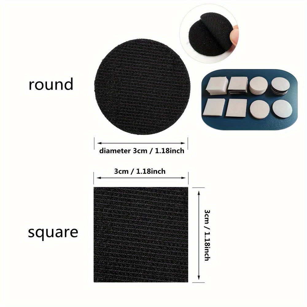 Anti-Curling Carpet Tape 50 Pairs Non-Slip Rug Gripper Pads Double-Sided Adhesive