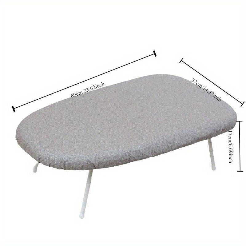 Tabla de planchar plegable 59.94cm x 36.83cm con soporte para cubierta gruesa para uso doméstico