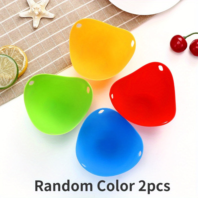 Mikroto'lqinli pech, havo fritöz va gaz pechida oson va yopishmaydigan pishirish uchun silikon tuxum pishiruvchilari. BPAsiz, tez va sog'lom nonushta asboblari, oddiy tozalash bilan.