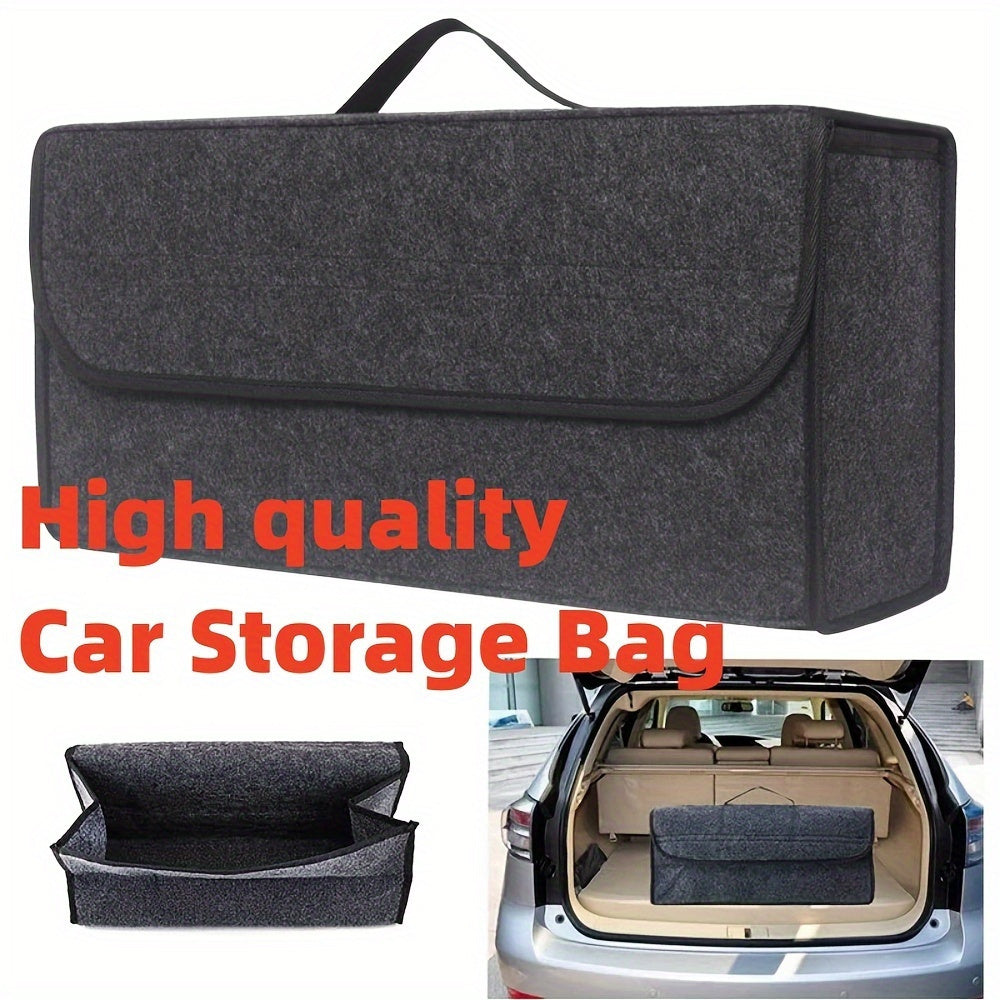 Felt Car Trunk Storage Box Foldable Tool Organizer Storage Bag