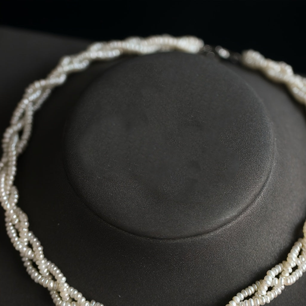 Multi-Layer Freshwater Pearl Necklace for Women with Natural Shine Elegant Jewelry for Everyday and Special Occasions