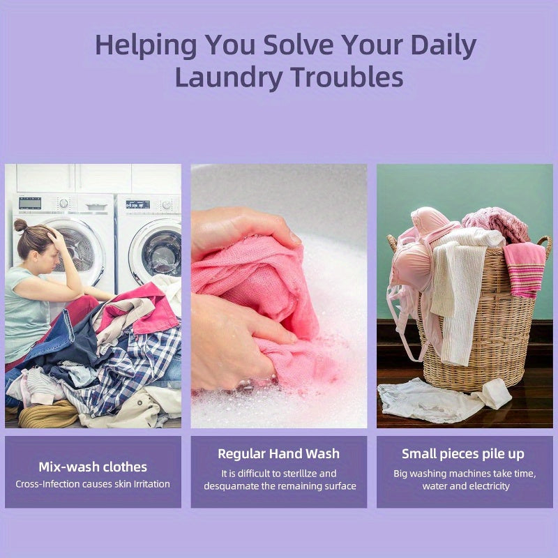 Lavadora portátil plegable mini de 8L compacta eléctrica para viajes y hogar