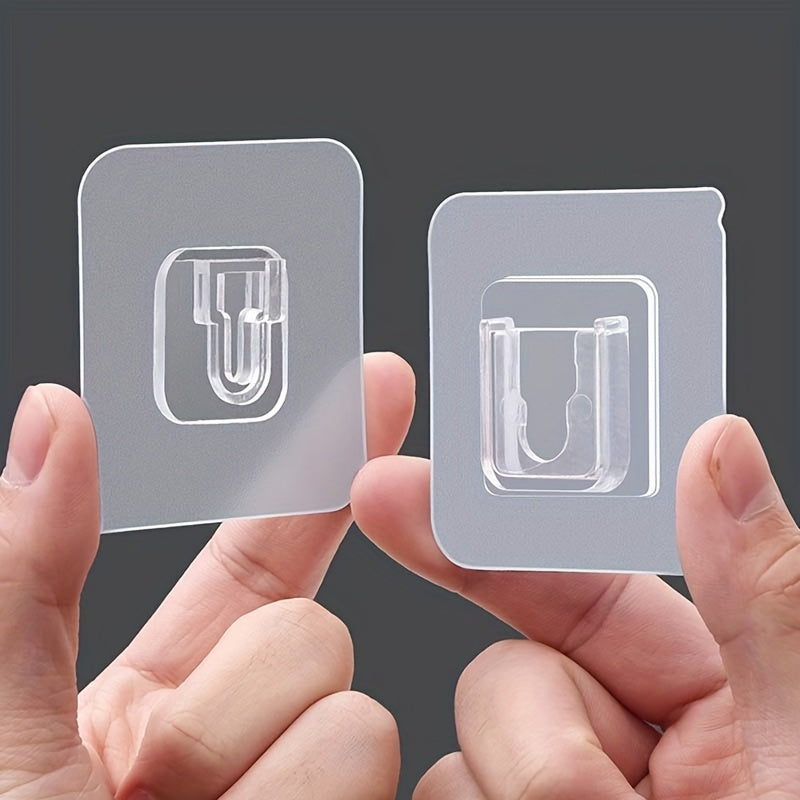 10 juft suv o'tkazmaydigan yopishqoq tutqichlar, burg'ulashsiz devorga o'rnatish, hammom, oshxona, uy uchun