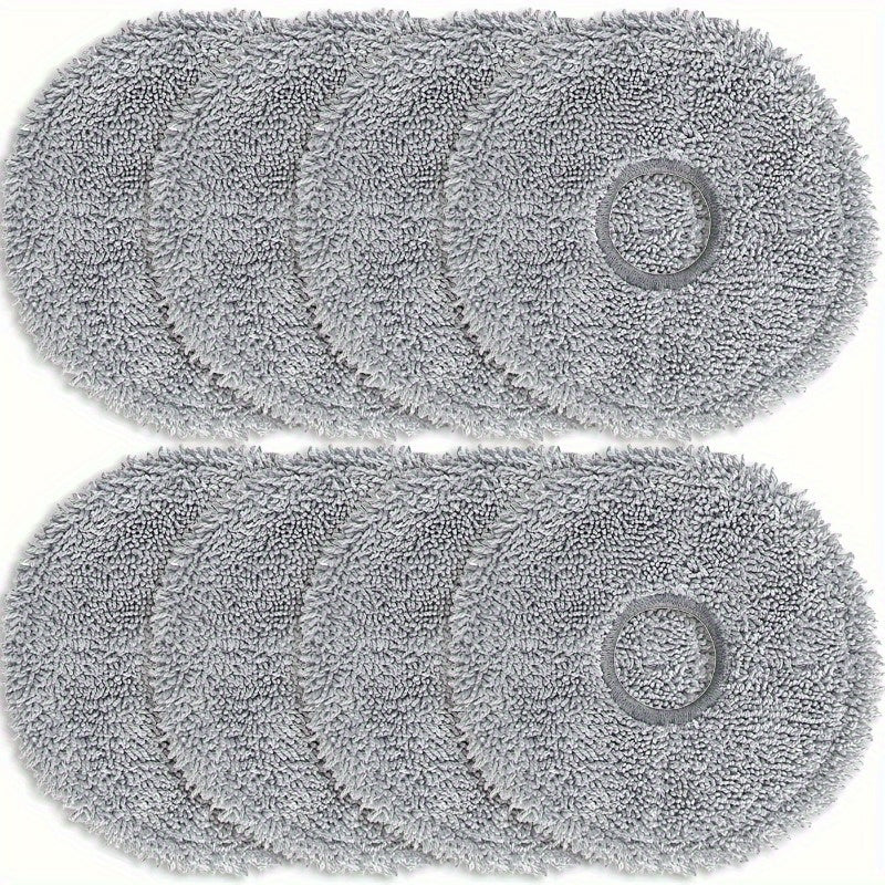 Replacement Microfiber Mop Pads for Robotic Vacuums, Washable, Thick, Compatible