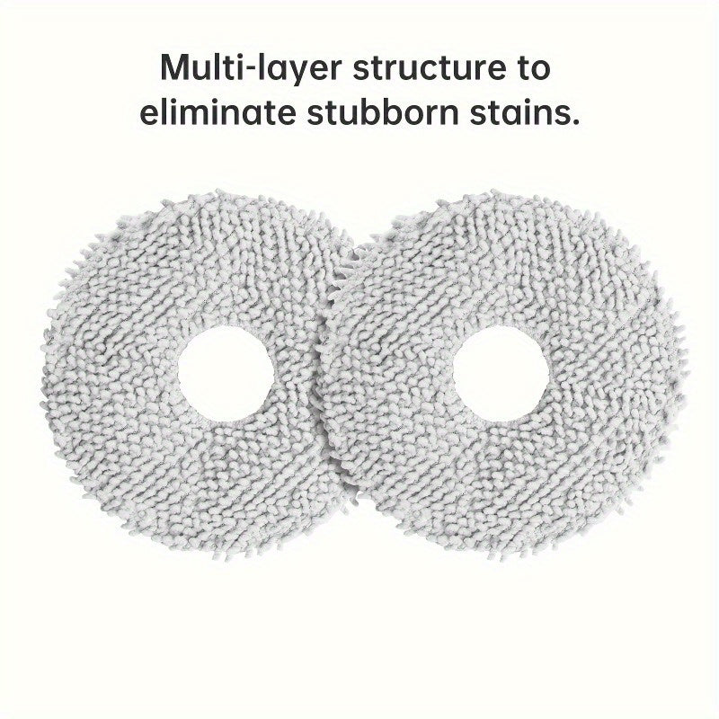 Mustahkam Matodan Yasalgan Mopa Yostiqlari - Dreame L10s Ultra/L10 Ultra/L20 Ultra va Xiaomi X10+ Robot Tozalagichlar uchun 10 ta O'rnini Bosuvchi Yostiq. Zaruriy Pol Tozalash Aksessuarlar, Roboparts, Mop Matolar, Zaxira Qism To'plami