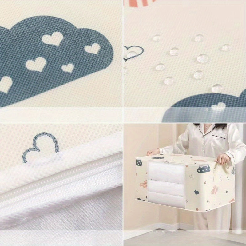 Foldable Storage Bags with Handles for Blankets Bedding and Moving Moisture Dust Resistant