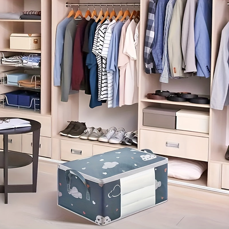 Foldable Storage Bags with Handles for Blankets Bedding and Moving Moisture Dust Resistant