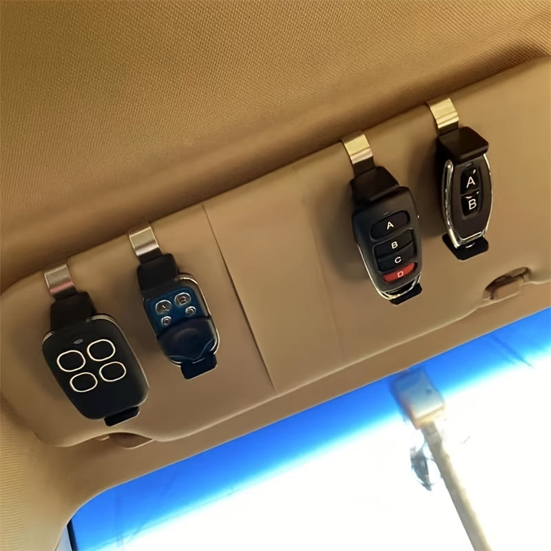 Universal Car Visor Clip Holder for Garage Remote and Keychains
