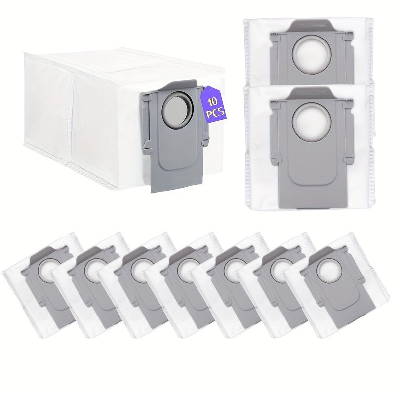 Set of 10 Plastic Dust Bags for Robotic Vacuum Cleaner Revo P10 Series Replacement Floor Attachments