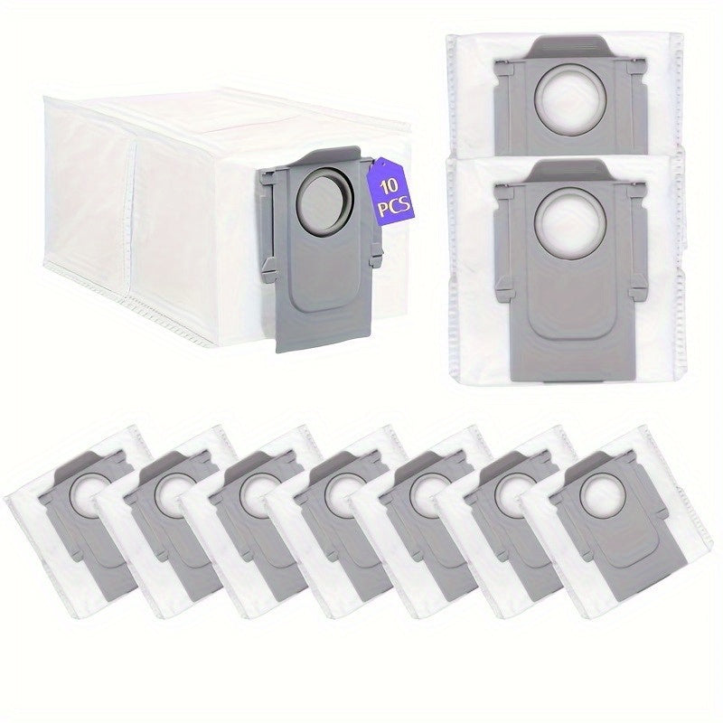 Set of 10 Plastic Dust Bags for Robotic Vacuum Cleaner Revo P10 Series Replacement Floor Attachments