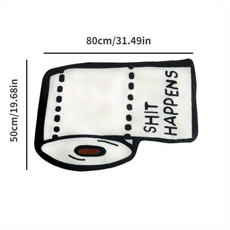 10mm Thick Non-Slip Polyester Area Rug for Bedroom, Soft, Machine Washable