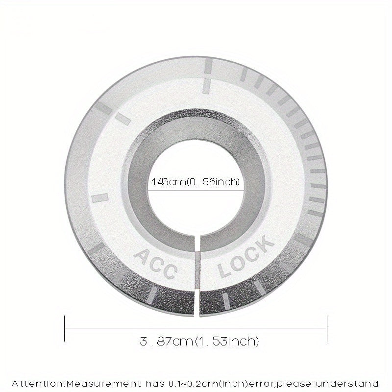 Car Key Ringhole Decorative Sticker Engine Start Cover Accessories for Vehicles