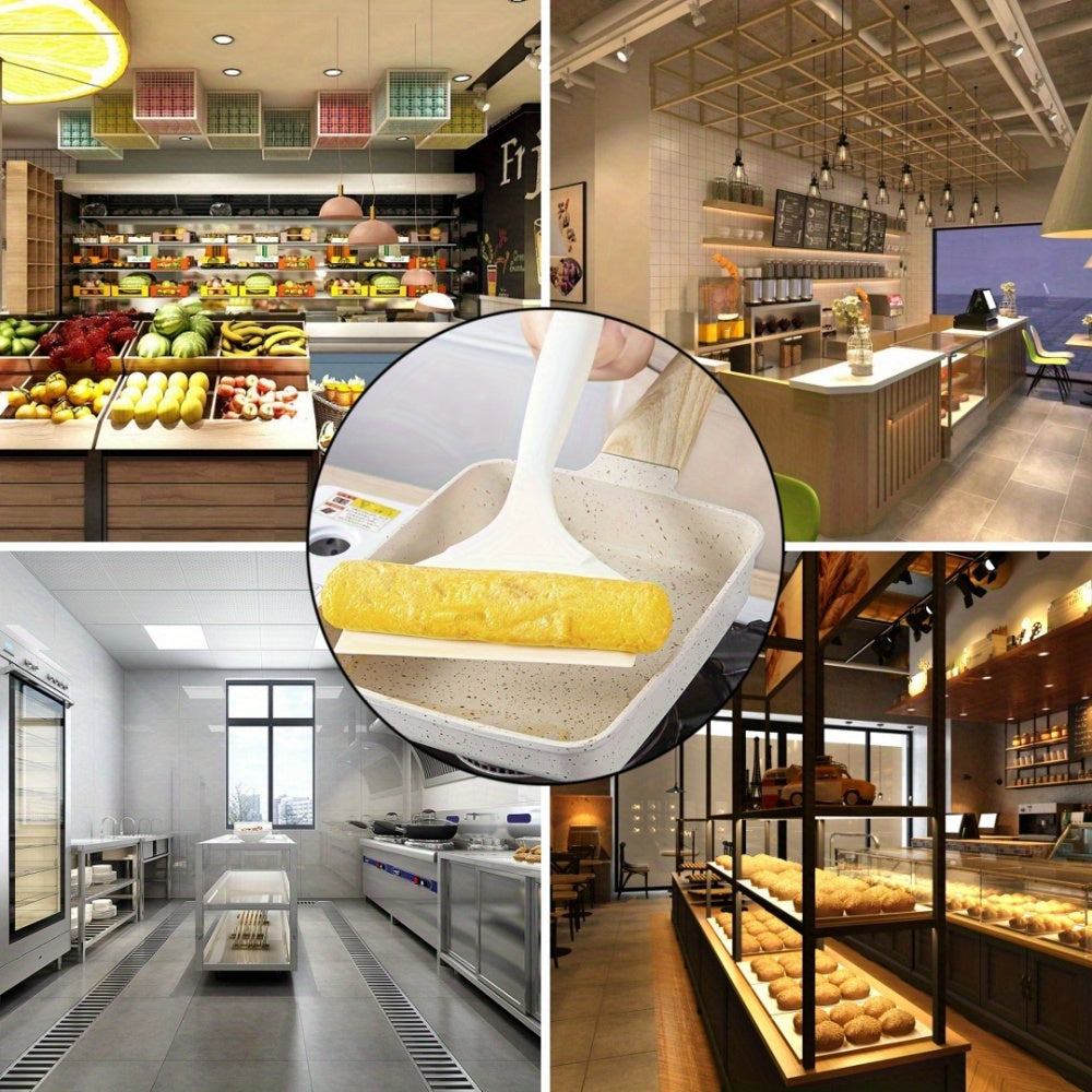 Silicone Spatula Tamagoyaki Turner Non-Stick Heat-Resistant Egg Pancake Flipper