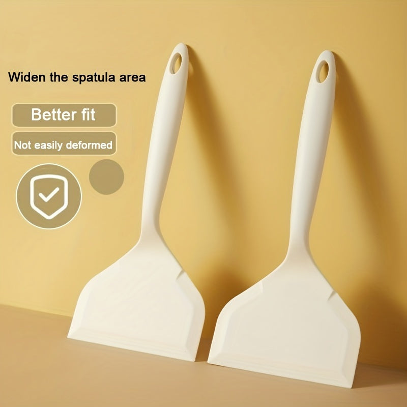 Силиконовая лопатка тамагояки для переворачивания яиц на антипригарной и термостойкой сковороде, идеально подходит для приготовления яиц, блинов и стейков без необходимости использования электричества. Идеальная кухонная утварь.