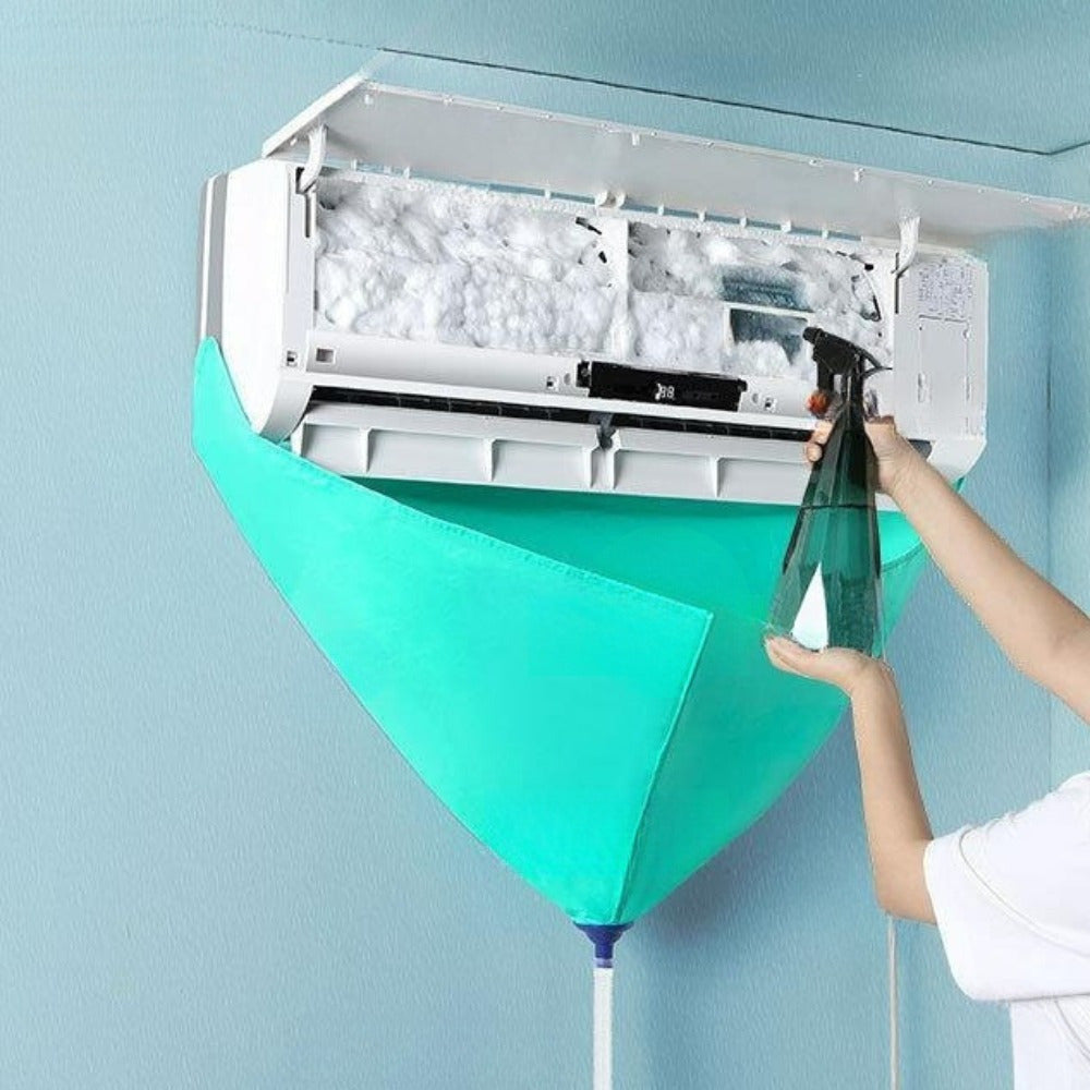 Air Conditioner Cover with Water Pipe No Electricity Bedroom Use