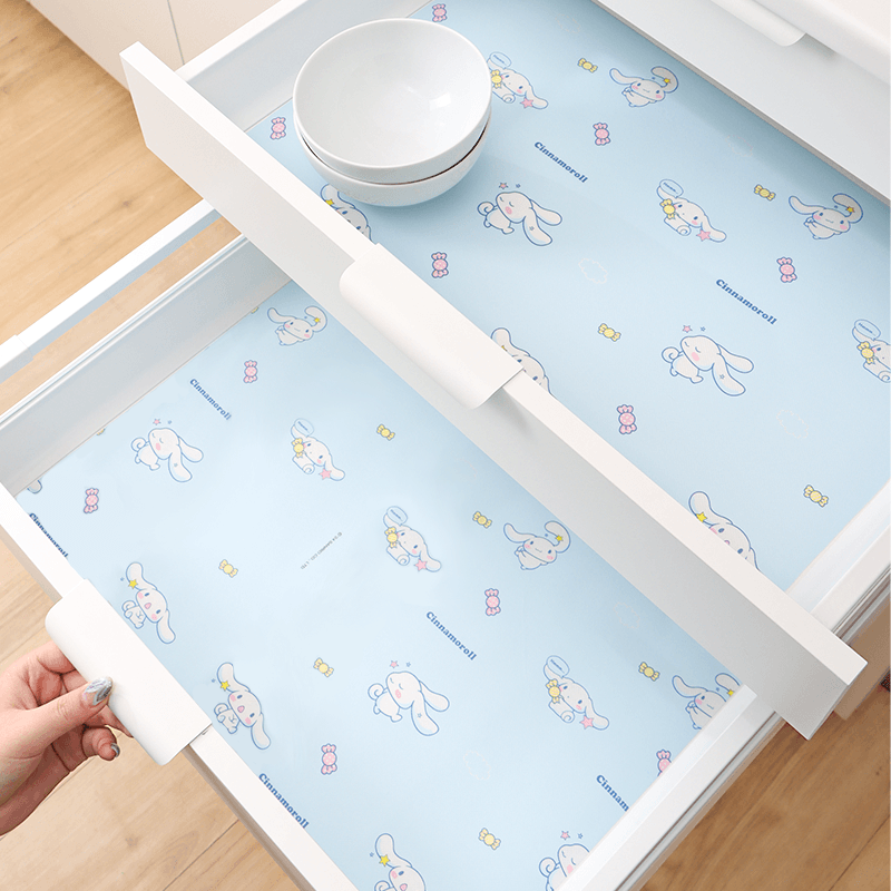 Decorative Waterproof Vinyl Shelf Liner for Cabinets and Drawers
