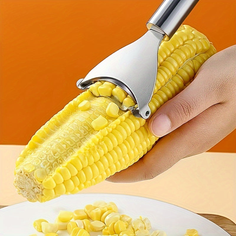 Stainless Steel Corn Planer Kitchen Tool for Easy Kernel Removal