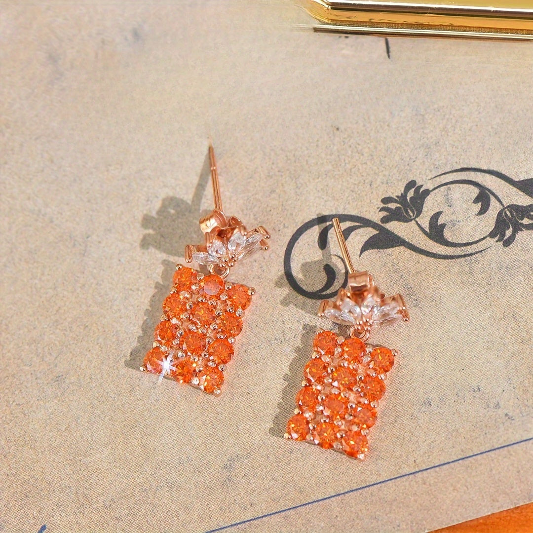 Серьги-гвоздики из моссанита 1,2 карата, винтажный стиль, стерлинговое серебро, гипоаллергенное, позолота