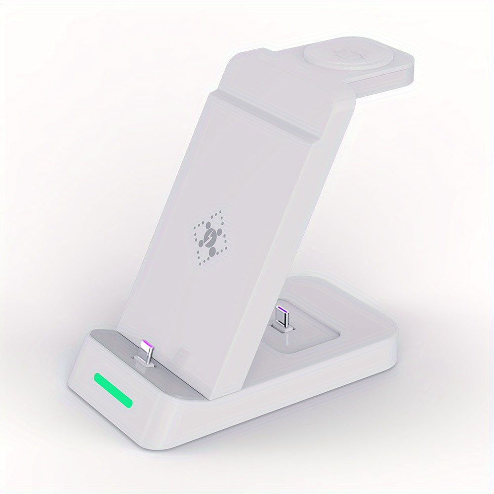 3-in-1 Wireless Charging Station for Samsung Galaxy S23 S22 S21 Note20 Z Fold 4 Watch Earbuds