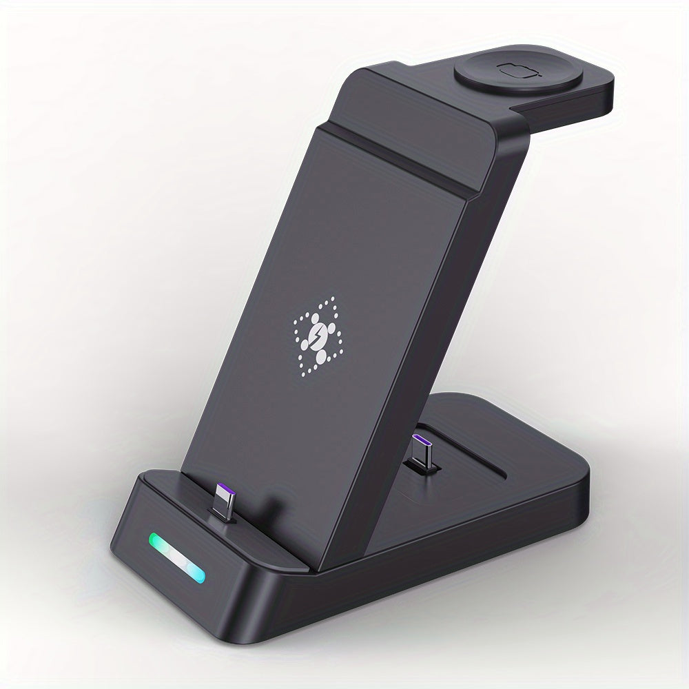 3-in-1 Wireless Charging Station for Samsung Galaxy S23 S22 S21 Note20 Z Fold 4 Watch Earbuds