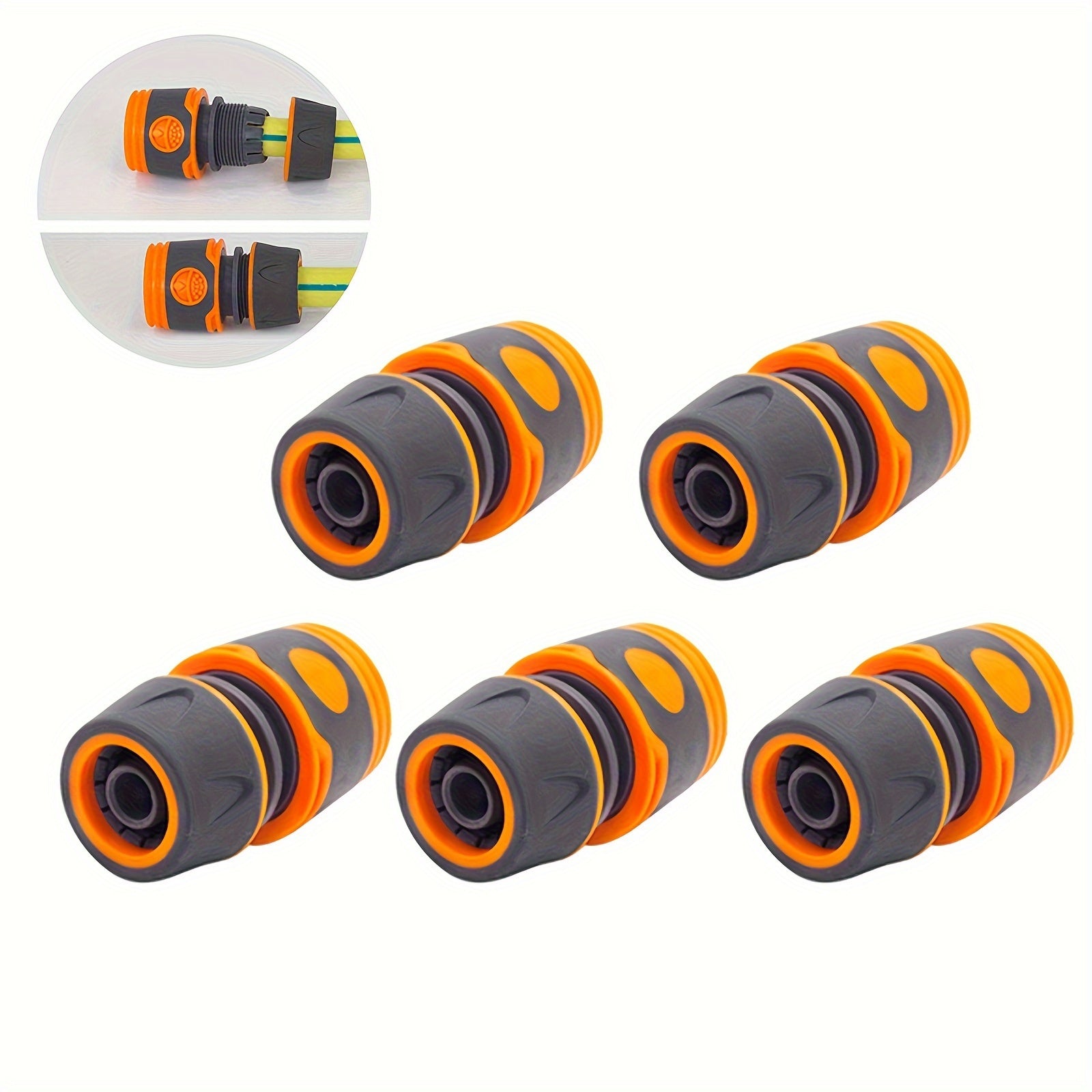 Соединители шланга для мойки автомобиля 1/2 дюйма Быстроразъемные прочные адаптеры набор