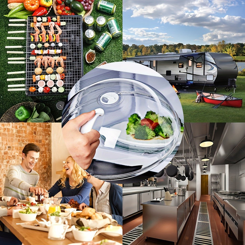 Microwave Oven Cover Oil-Proof Splash-Proof Kitchen Protector for Fresh-Keeping Non-Electric