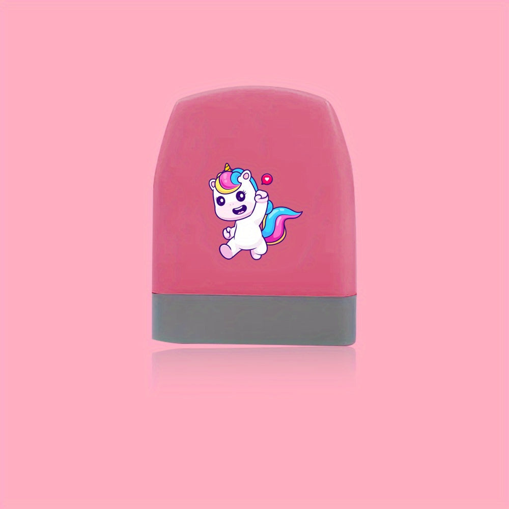 Personalized Kids Name Stamp Washable Dinosaur Unicorn Giraffe Back-to-School Gift