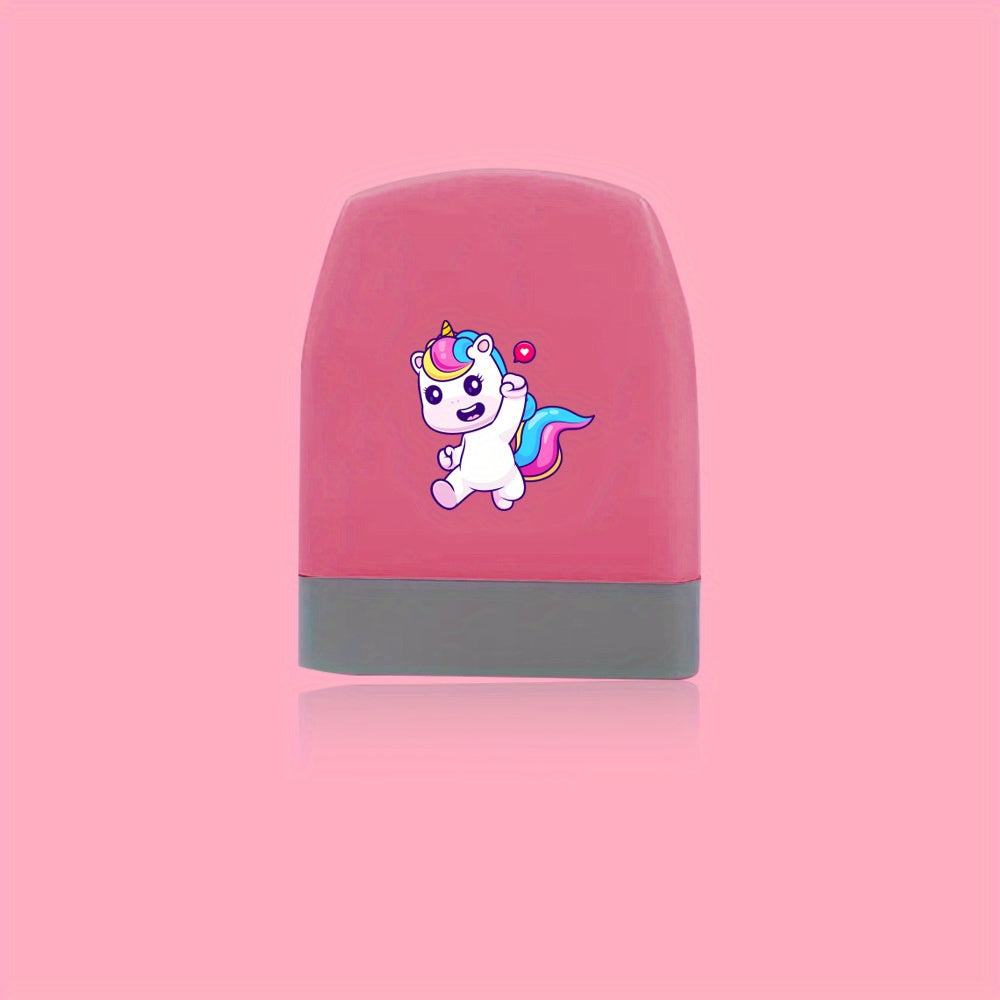 Personalized Kids Name Stamp Washable Dinosaur Unicorn Giraffe Back-to-School Gift