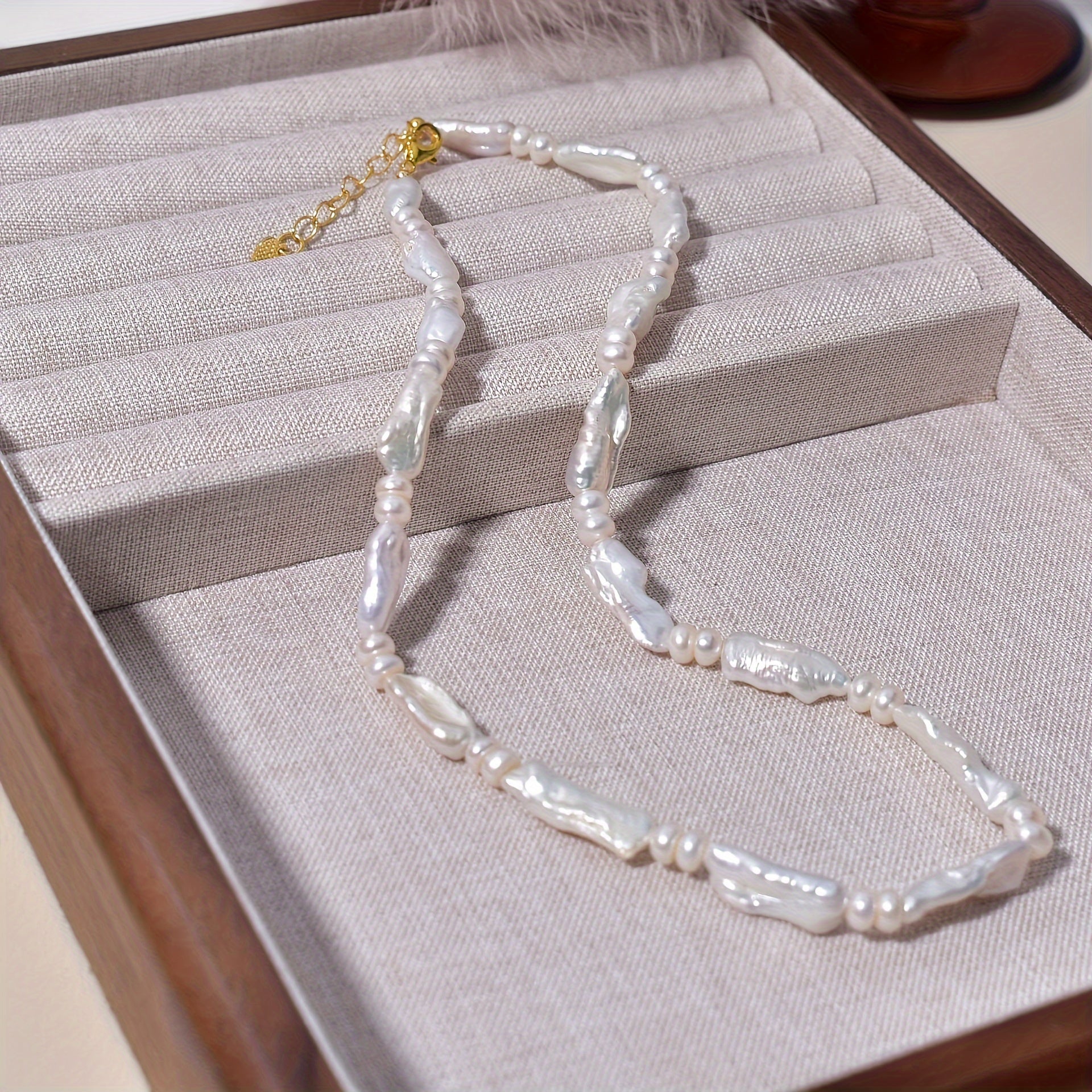 Baroque Pearl Necklace for Women Elegant Jewelry for Special Occasions and Festivals