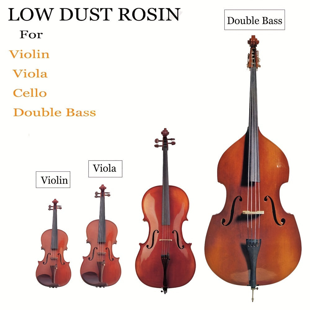 Handmade Violin and Cello Rosin Low Dust Strong Adhesion for Improved Sound