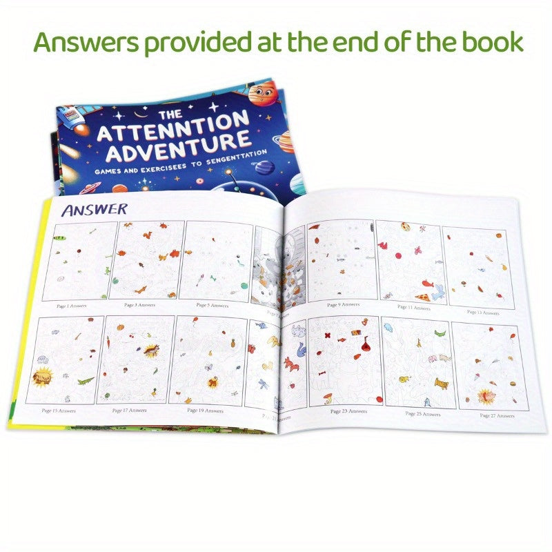 Children's Educational Book for Kids Ages 3+ Animal World Activities Fun and Learning