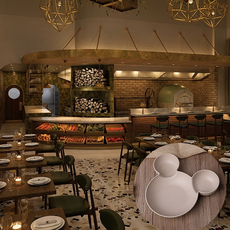 Eco-Friendly Wheat Straw Dinnerware Set for Kids and Family 4 Pieces Rust-Resistant Vibrant