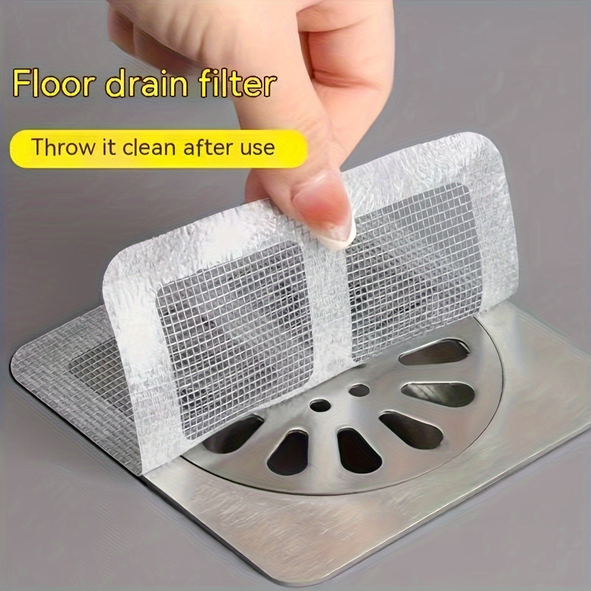 Filtro de drenaje para lavabo de baño y cocina, recolector de cabello, negro, 3 pulgadas
