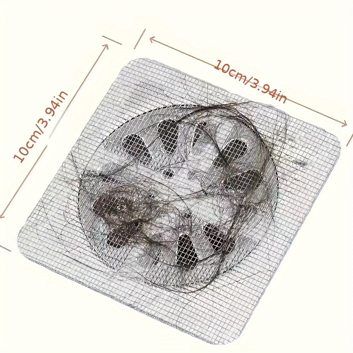 Drain Strainer for Bathroom and Kitchen Sink Hair Catcher Black 3 Inches