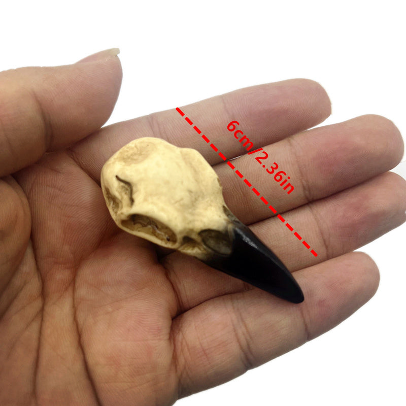 Vintage Gothic Qarg'a Boshli Brosh Pin - Qayta ishlangan Hayvon Skeleti Lapel Pin Kiymish Aksessuari uchun Mukammal