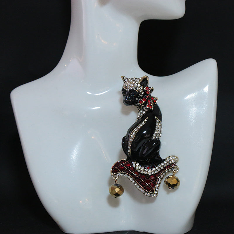 Water Opal Brooch for Women Elegant Jewelry Christmas Gift