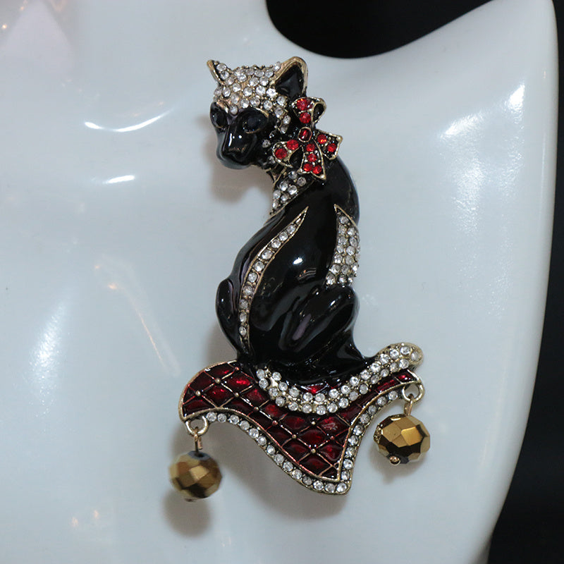 Water Opal Brooch for Women Elegant Jewelry Christmas Gift