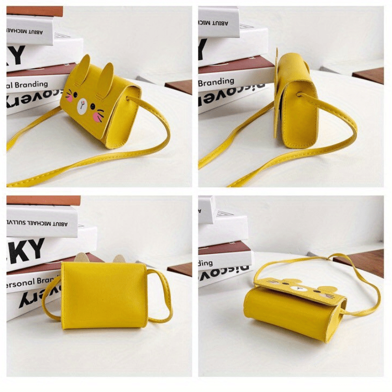 Chiroyli multfilm charm qoʻltiqli gʻarbiy qizlar choʻntak sumkasi mini xabar yuboruvchi sumka