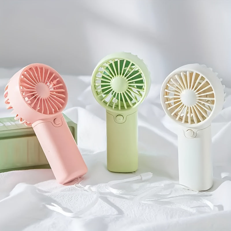 Mini Handheld Portable Fan Battery Operated Personal Face Cooling Indoor Travel