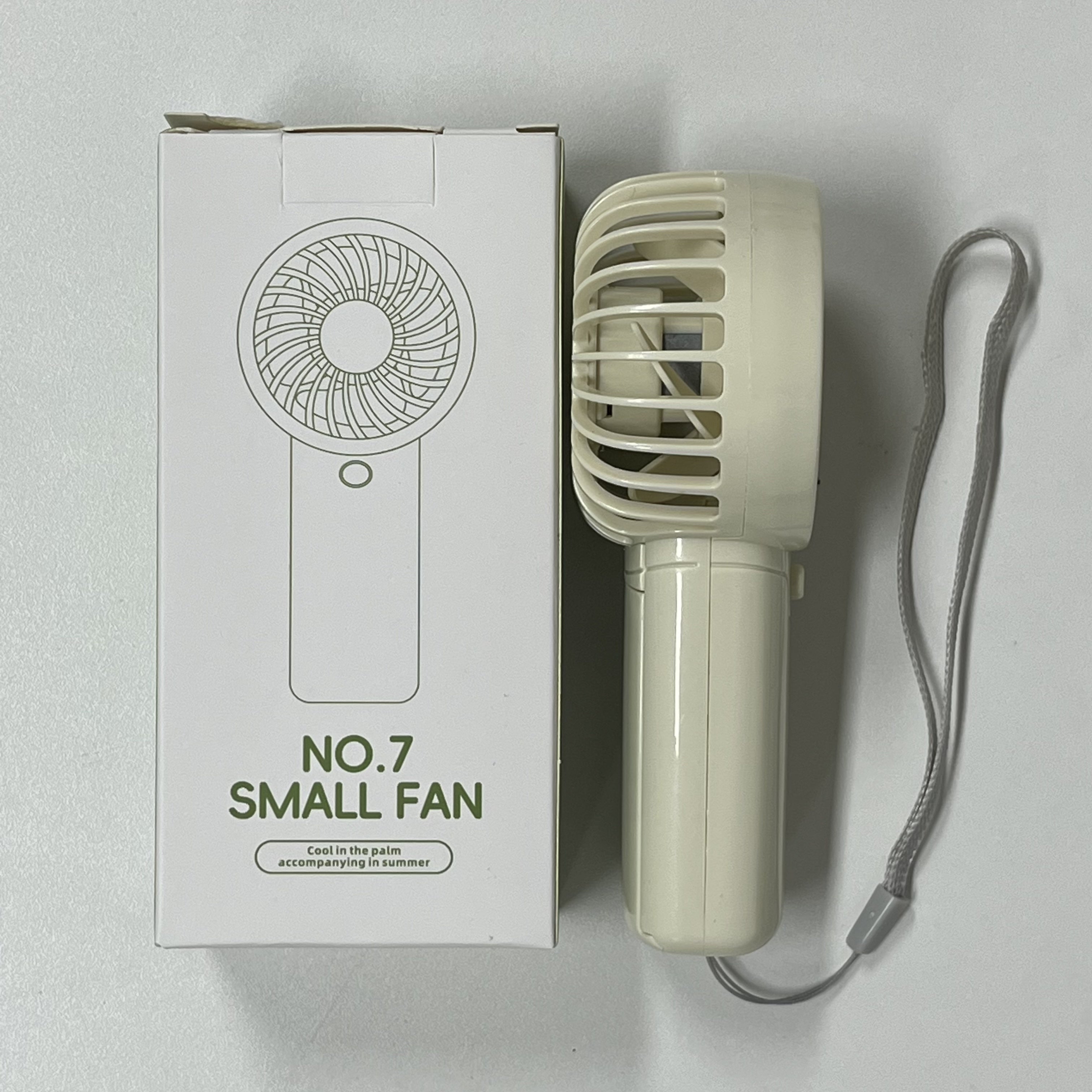 Мини портативный ручной вентилятор без батареи для летних путешествий на свежем воздухе