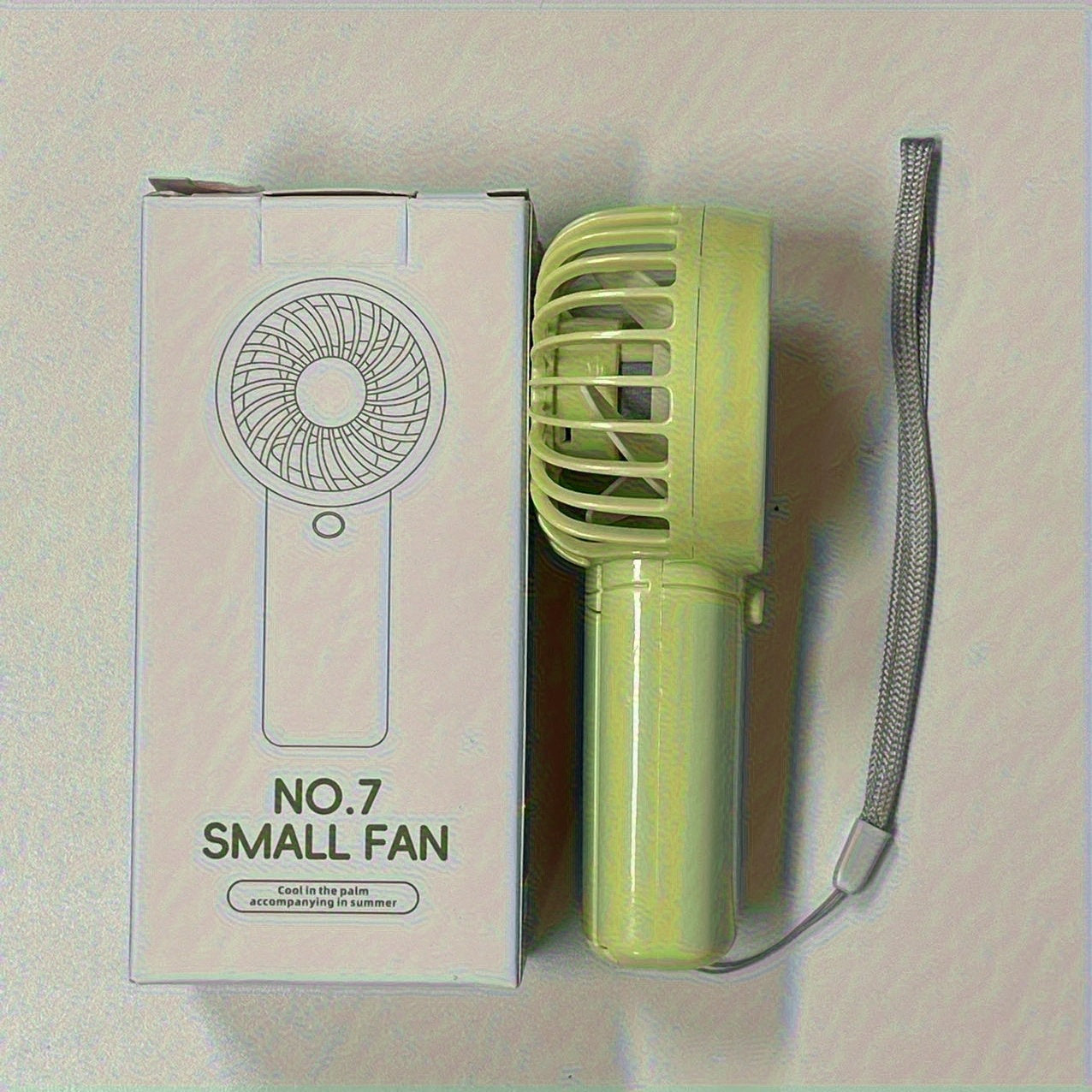 Мини портативный ручной вентилятор без батареи для летних путешествий на свежем воздухе