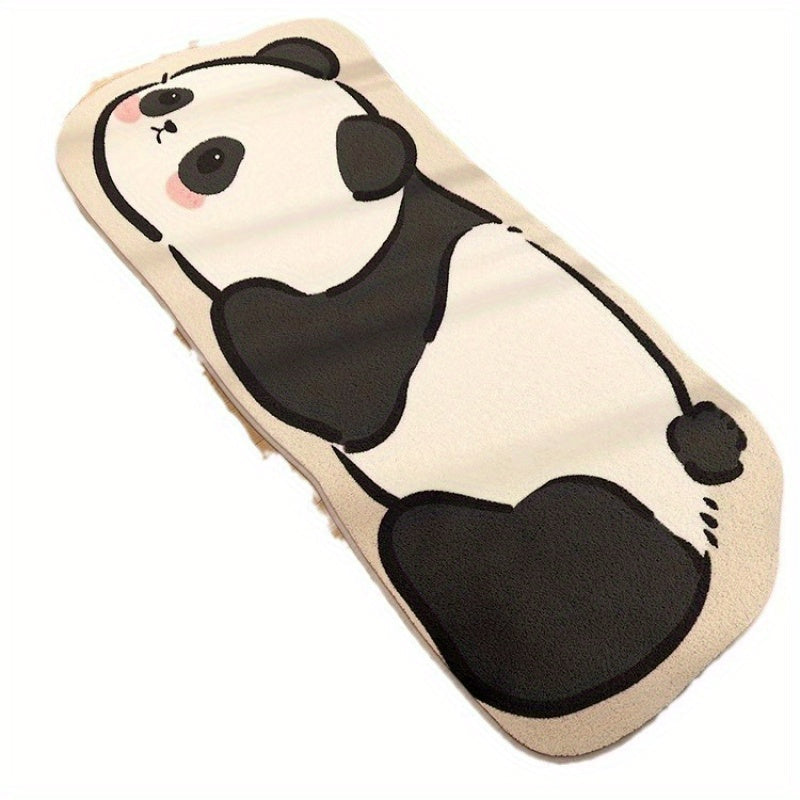 Cartoon Animal Area Rug Plush Mat for Bedroom Indoor Decor Soft Polyester